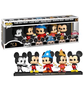 Funko Pop Disney Archivos Pack Premium 5 Mickey Mouse 51118