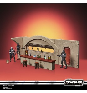 Set Nevarro Cantina + Figura Hasbro 9 -5 Cm Death Trooper The Mandalorian Star Wars Vintage F39025