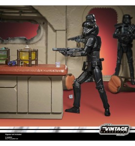 Set Nevarro Cantina + Figura Hasbro 9 -5 Cm Death Trooper The Mandalorian Star Wars Vintage F39025