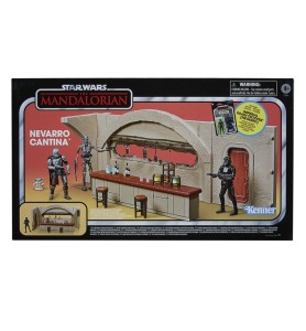 Set Nevarro Cantina + Figura Hasbro 9 -5 Cm Death Trooper The Mandalorian Star Wars Vintage F39025