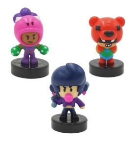 Figuras Brawl Stars Caja  Pack 3 Aleatorio