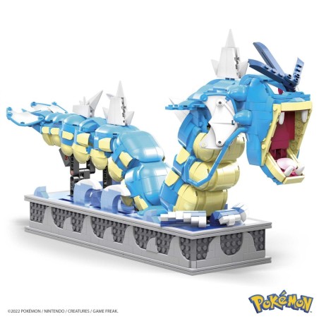 Figura Mattel Mega Construx Motion Pokémon Gyarados 2186 Pcs