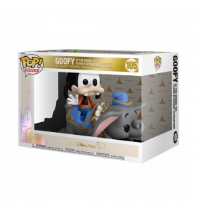 Funko Pop Ride Supdlx Disney World 50th Aniversario Goofy Volando Con Dumbo 50571