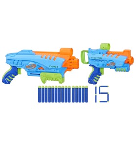 Set Doble Lanzadores Hasbro Nerf Elite Junior Ultimate Starter