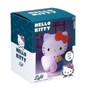 Lámpara 3d Paladone Hello Kitty Con Corazón 16 Cm