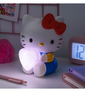 Lámpara 3d Paladone Hello Kitty Con Corazón 16 Cm