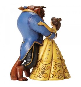 Figura Enesco Disney La Bella Y La Bestia Bella & Bestia 25 Aniversario