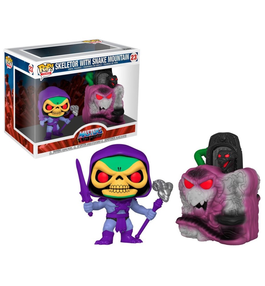 Funko Pop Town Animacion Masters Of The Universe Montaña Serpiente Con Skeletor 51469