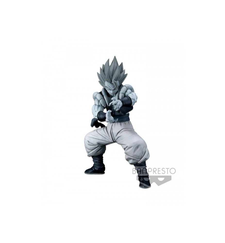 Figura Banpresto Dragon Ball Super Super Saiyan Blue Gogeta Tones Blanco & Negro Master Stars Piece