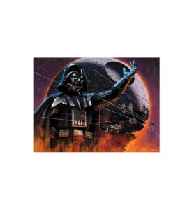 Puzle Lenticular Prime 3d Star Wars Darth Vader Y La Estrella De La Muerte 500 Piezas