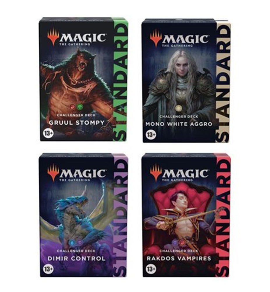 Juego De Cartas Caja De Sobres Wizard Of The Coast Magic The Gathering Expositor De Challenger Deck 2022 8 Expositores Inglés