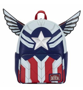 Mini Mochila Loungefly Marvel Falcon Capitán América Cosplay