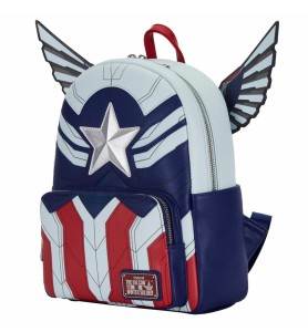 Mini Mochila Loungefly Marvel Falcon Capitán América Cosplay