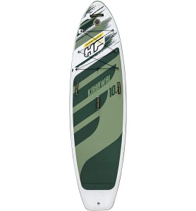 Bestway 65308 -  Tabla Paddle Surf Hinchable Hydro - Force Kahawai 3 -10m Con Remo - Bomba Y Bolsa