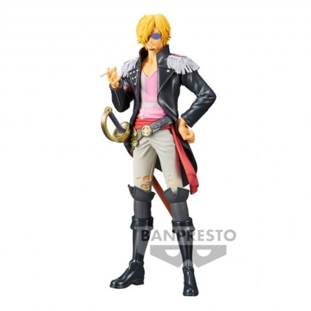 Figura Banpresto One Piece Dxf The Grandline Men Red Sanji Vol. 4