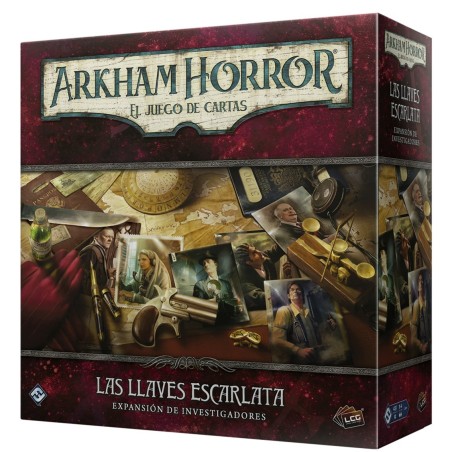 Juego De Mesa Arkham Horror: Las Llaves Escarlata Exp Investigadores Pegi 14