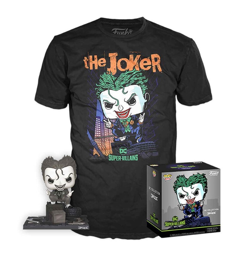 Funko Pop DC Comics DC Jim Lee Joker + Camiseta Ut - 56648