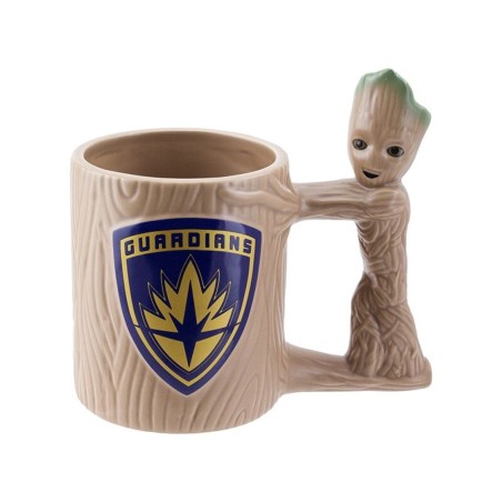 Taza 3d Paladone Marvel Guardianes De La Galaxia Groot