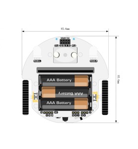 Robot Coche Micro:bit Smart Cutebot Sin Placa