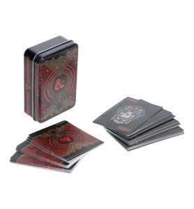 Baraja De Cartas Caja Metálica Paladone Dungeons And Dragons