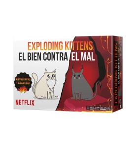 Juego De Mesa Exploding Kittens El Bien Contra El Mal Edad Recomendada 7 Años