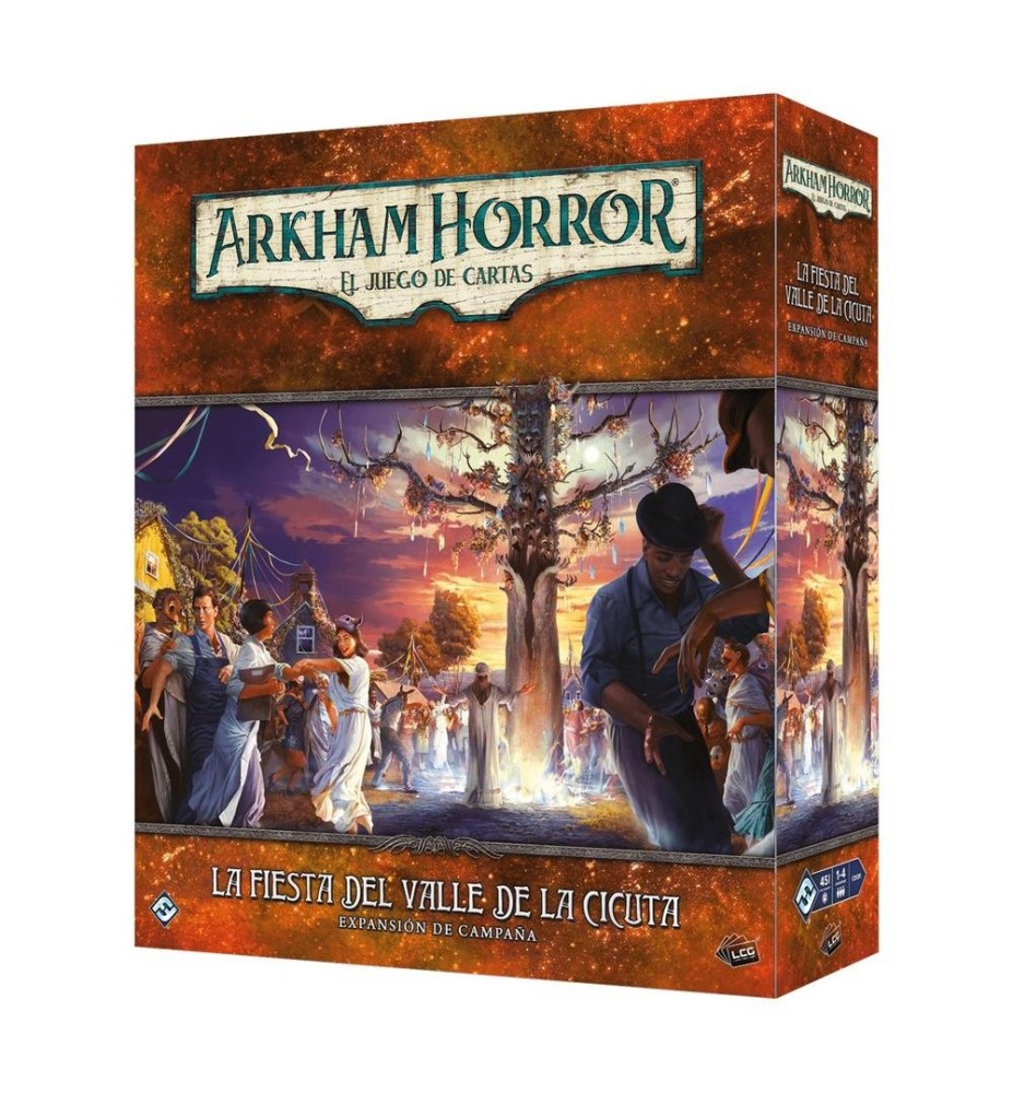 Juego De Mesa Arkham Horror Lcg La Fiesta Del Valle De La Cicuta Expansion Campaña Edad Recomendada 14 Años