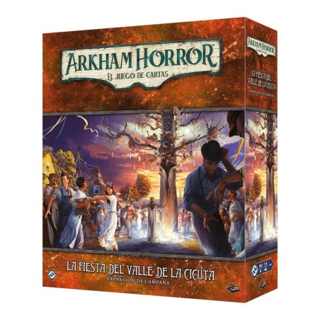 Juego De Mesa Arkham Horror Lcg La Fiesta Del Valle De La Cicuta Expansion Campaña Edad Recomendada 14 Años