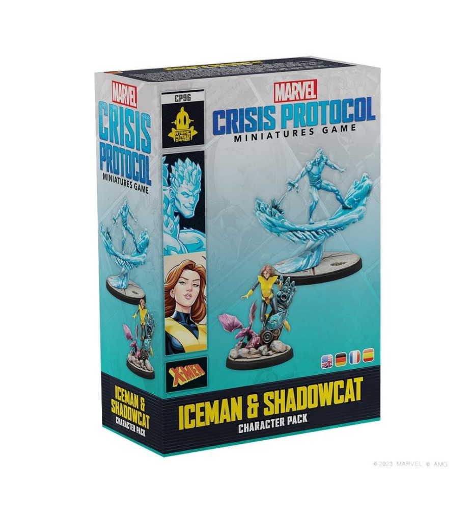 Juego De Mesa Marvel Crisis Protocol Iceman & Shadowcat Edad Recomendada 14 Años