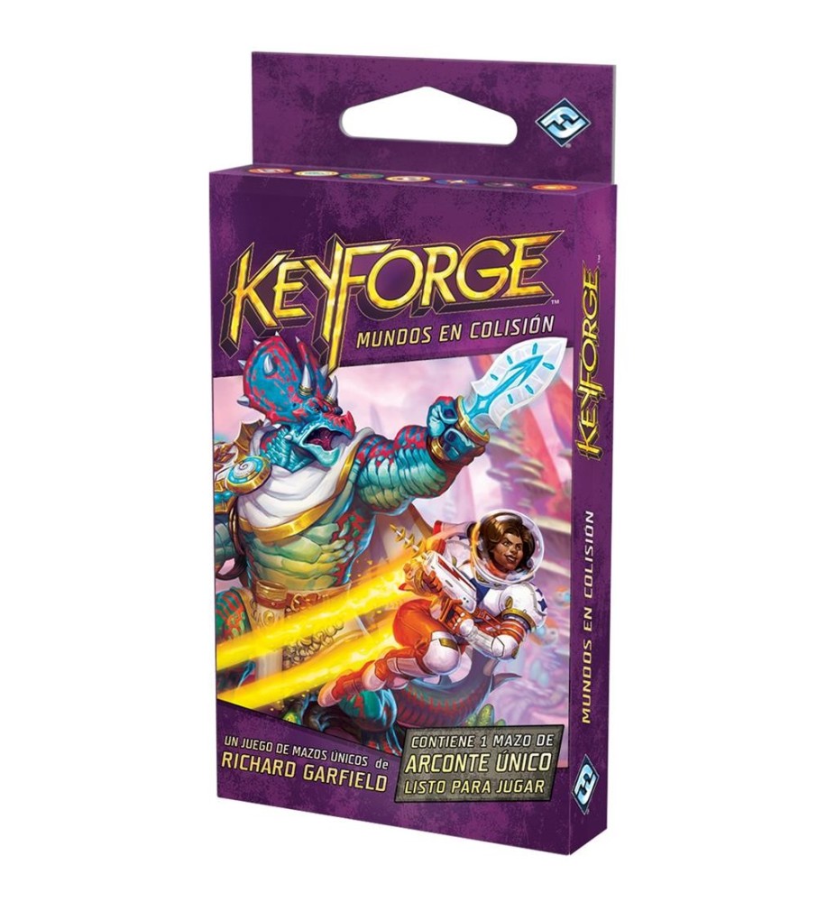 Juego De Mesa Keyforge Mundos En Colision Mazo Pegi 14