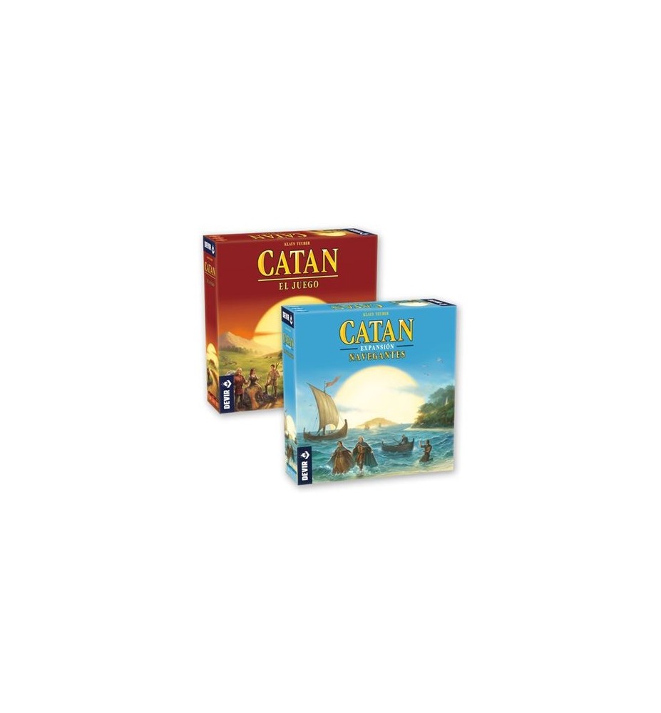 Kit Juegos De Mesa Catán + Expansión Catán Navegantes