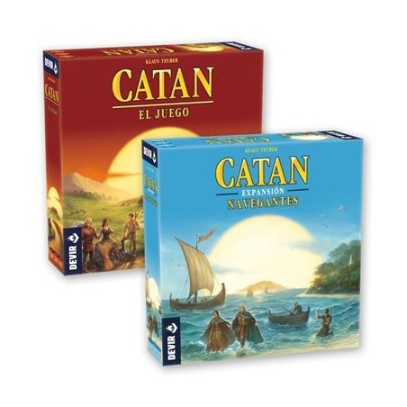 Kit Juegos De Mesa Catán + Expansión Catán Navegantes