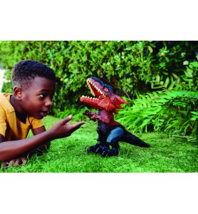 Figura Mattel Jurassic World Dinosaurio Desenjaulado En Llamas