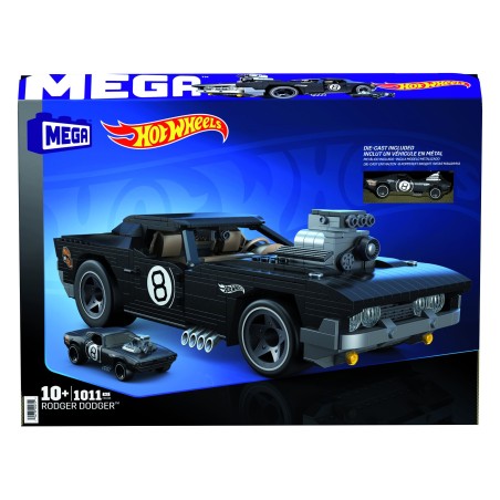 Figura Mattel Mega Construx Hot Wheels Coleccionistas Rodger Dodger