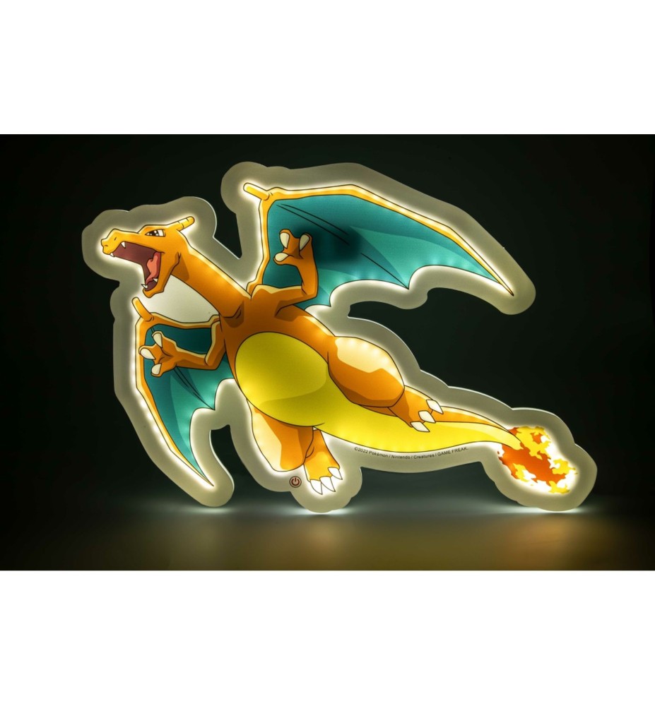 Mural Lámpara Neon Teknofun Madcow Entertainment Pokémon Charizard 30 Cm