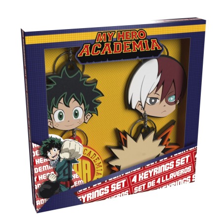 Set Llaveros Cyp Brands My Hero Academia 4 Llaveros