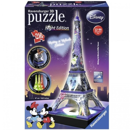 Puzzle 3d Ravensburger Disney Torre Eiffel