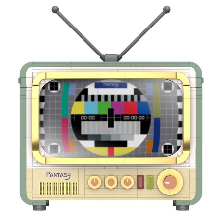 Maqueta Retro Tv Set Construccion Joyside Series 26 Cm