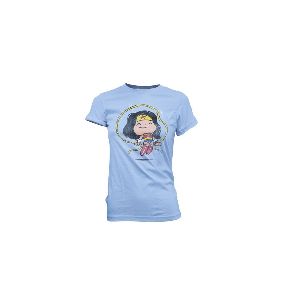 Camiseta Funko Pop Super Cute Tee DC Wonder Woman Con Cuerda Talla L Niña 23301