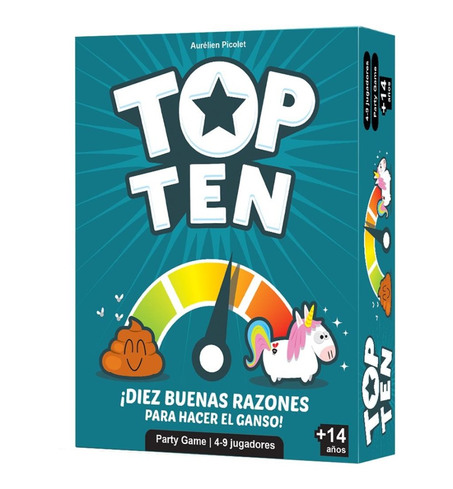 Juego De Mesa Top Ten Pegi 14