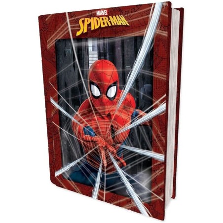 Puzzle Libro Lenticular Prime 3d Marvel Spiderman 300 Piezas