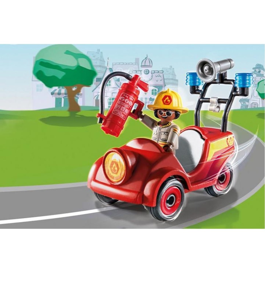 Playmobil D.o.c. Mini Coche De Bomberos