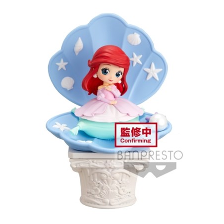 Figura Banpresto Q Posket Disney La Sirenita Ariel Vestido Rosa Ver. A