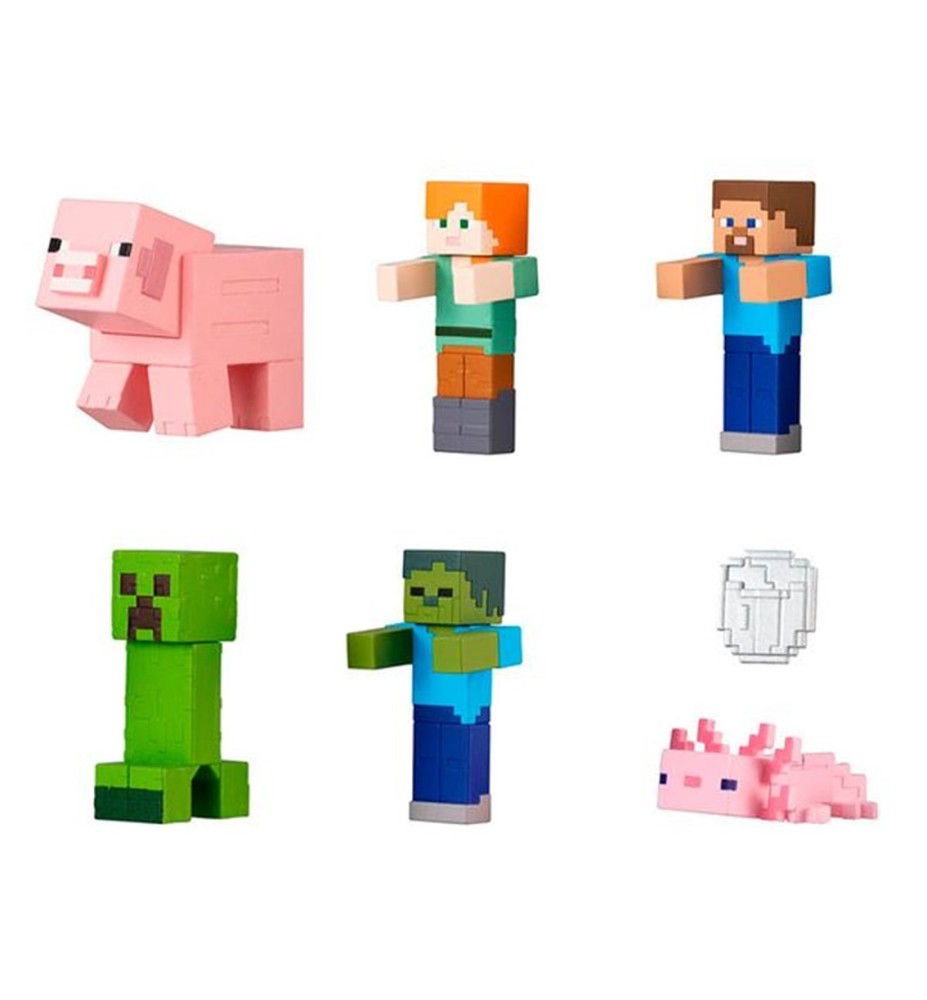 Set Gashapon Figuras Bandai Lote 40 Articulos Minecraft Narabundesu