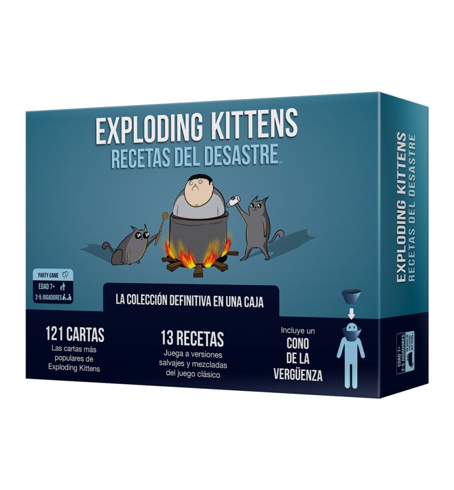 Juego De Mesa Exploding Kittens Recetas Del Desastre Pegi 7