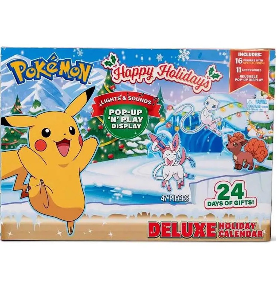 Calendario Adviento Pokémon Deluxe Holiday 2022 Version De - Fr - Nl