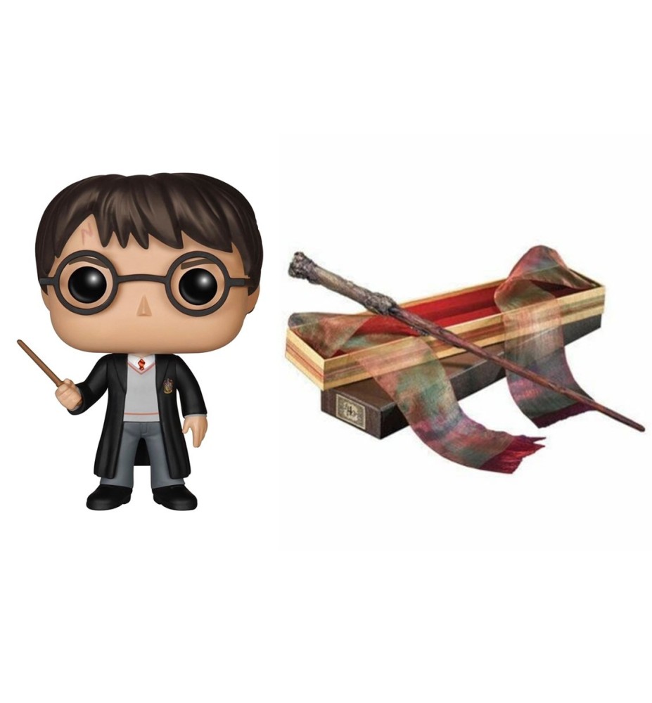 Pack Funko + Varita Harry Potter -  Harry Potter