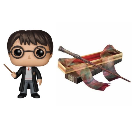 Pack Funko + Varita Harry Potter -  Harry Potter