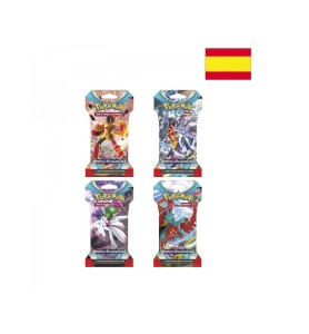 Caja De Sobres En Blister Pokémon Tcg Sv4 2023 24 Unidades Español