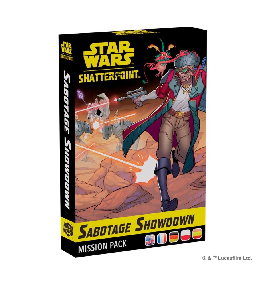 Juego De Mesa Star Wars Shatterpoint Sabotage Showdown Mission Pack Edad Recomendada 14 Años