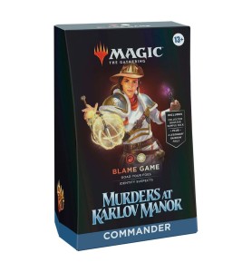 Juego De Cartas Magic The Gatering Mazos Commander Murders At Karlov Manor 4 Mazos Inglés